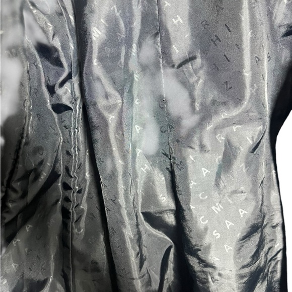 Isaac Mizrahi Black Belted Wool and Cashmere Coat - Picture 2 of 6